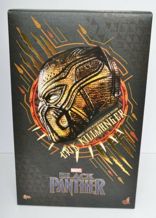 Black Panther Hot Toys 1/6 Scale (12 ") Action Figure Ships From Usa Mms471