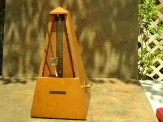Vintage Seth Thomas Metronome De Maelzel No.  10 Model E873 - 006