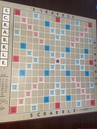 Vintage Selchow & Righter Scrabble Game 1948,  1949,  1953 Complete