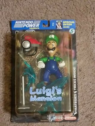 Luigi’s Mansion Nintendo Power Joyride Studios Gamecube Vintage Figure Rare