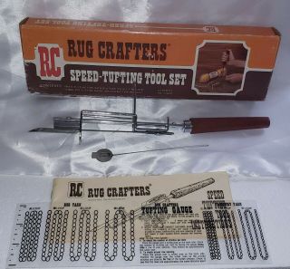 Vintage Rug Crafters Speed Tufting Tool Set