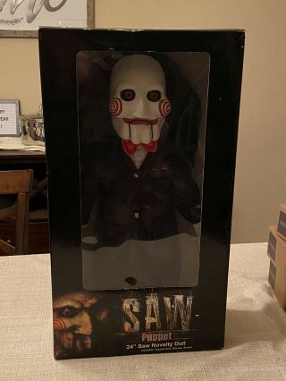 Spencers Exclusive 24in Saw Movie Billy Puppet Paper Magic Group 2004 Rare