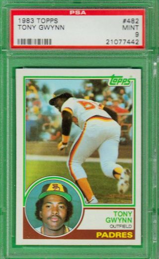 1983 Topps 482 - Tony Gwynn " Rookie " - Psa 9 - Baseball Card