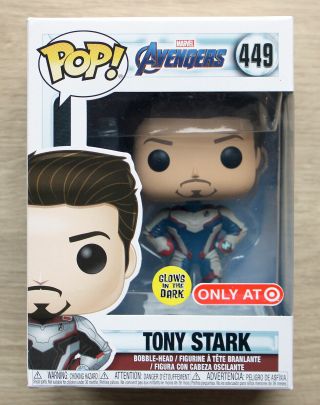 Funko Pop Marvel Avengers Endgame Tony Stark Gitd (box Damage),  Protector
