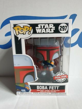 Boba Fett Vintage 297 Star Wars Limited Edition Exclusive Funko Pop