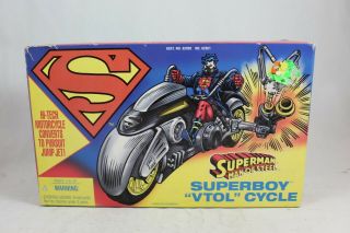 Vintage Kenner Superman Man Of Steel Superboy Vtol Cycle Vehicle