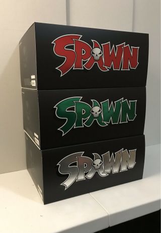 Spawn Kickstarter Remastered 2020 3 Pack Figures,  No Comics