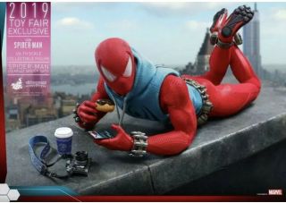 Hot Toys 1/6 VGM34 Marvel ' s Spider - Man Scarlet Spider Suit shipper in USA 3