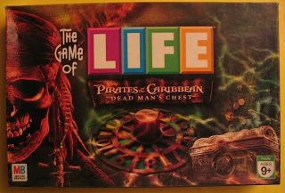 The Game Of Life 1985 Pirates Of The Caribbean Edition Vintage Board Game Hasbro