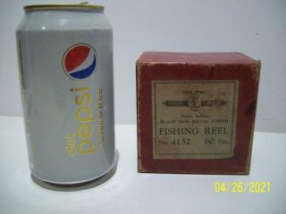 Antique/vtg No.  4152 One Fine Sterling Quality Single Action Fishing Reel Box