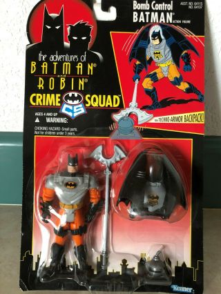1995 The Adventures Of Batman And Robin Crime Squad Bomb Control Batman