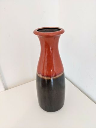 Vintage West German Mid Century Pottery Vase 30 Cm 11.  8 " Scheurich 293 - 30