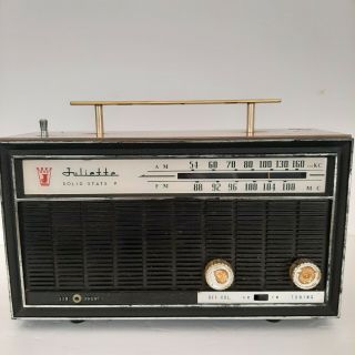 Vintage Topp Juliette Model A - 909 Solid State Instant Sound Radio Am/fm
