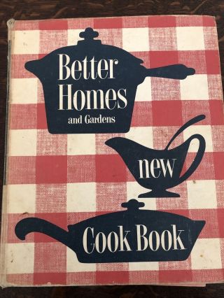 Vintage Better Homes And Gardens Cookbook 5 Ring Binder 1953 Pink Inside