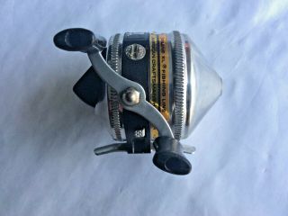 Vintage Zebco 33 Yellow One Rivet Metal Foot (l) Spinning Reel Made In The Usa