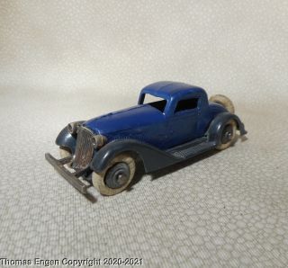 1930s Tootsietoy Graham 5 Wheel Coupe Vintage Tootsie Toy Car Die - Cast