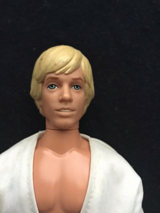 Vintage Star Wars 12” Luke Skywalker Action Figure Kenner 1978 Dressed/no Belt