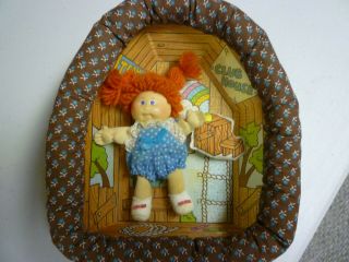 1983 Cabbage Patch Pin - Up Doll,  Carleen Jenny And Her Clubhouse By Coleco 3934