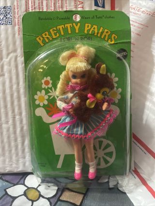 Vintage 1969 Mattel Pretty Pairs Lori ‘n Rori In Package Read Desc