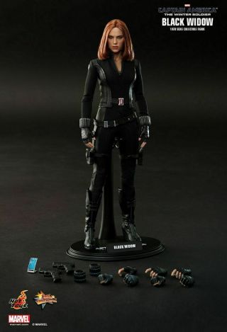 Hot Toys Black Widow Captain America Winter Soldier 1/6 12 " Demo Model