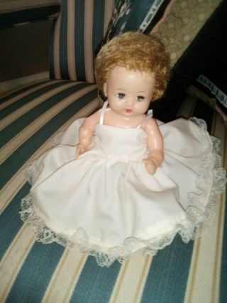 Vintage 8 - Inch Ideal Toy Co Doll.  Similar To Tiny Tears.
