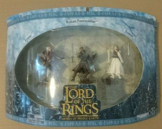 The Lord Of The Rings Armies Middle Earth Rohan Soldiers Eowyn,  Eomer Figures