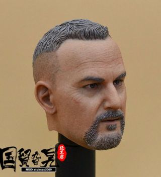 1/6 Scale Damtoys Fbi Hrt Agent Head Carving Model For 12 " Male Action Figure