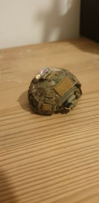 Dam Toys 1/6 Forces Of Russia Camo Helmet And Helmet Cover.  Easy Simple.
