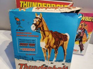 2 x Thunderbolt Horse Marx Toys Vintage,  Cowboy Kid and accessories bundle 5