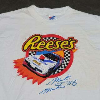 Mark Martin Vintage T - Shirt Xl White Reese 