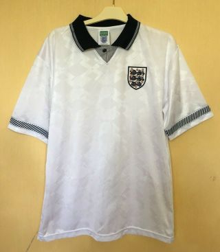 England National Score Draw Football Jersey Camiseta Soccer Maglia Shirt Vintage