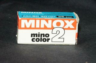 Vintage Minox Mino Color 2 Camera Film 8x11 36 Exp