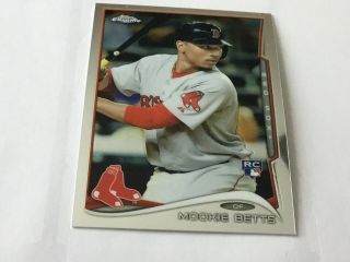 Mookie Betts Rc 2014 Topps Update Chrome Rookie Us - 20