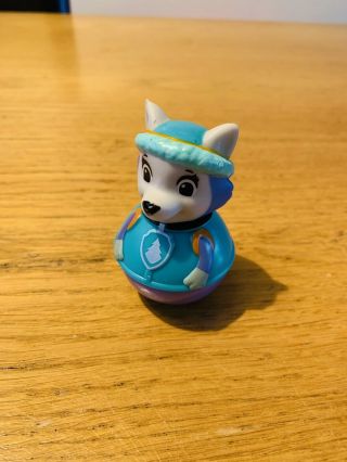 Paw Patrol Weebles Everest Figure Very Rare For Seal Island Playset