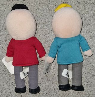 Rare 1998 still tagged.  South Park Terrance and Phillip plush toys.  26cm height 3
