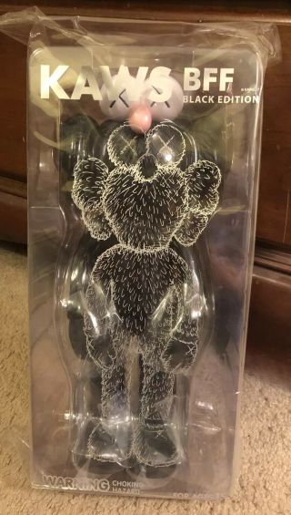 Kaws Bff Black Vinyl Figure (100 Authentic) In Hand And Ready To Ship