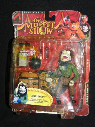 The Muppet Show 25 Years Crazy Harry Figure Palisades Toys