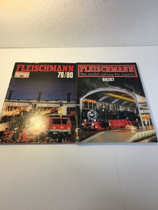 Vintage Fleischmann Train Catalogs: 79/80 And 86/87