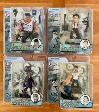 The Goon Mezco Toyz Complete Set,  Signed By Eric Powell,  Never Opened Rare
