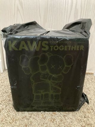 Kaws One Toy Together Figure Black Mono Vinyl