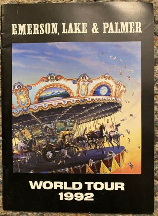 Vintage Elp Emerson,  Lake & Palmer World Tour 1992 / 93 Booklet 22 Pages