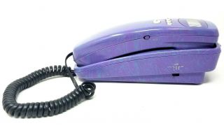 Vintage Telephone Bell South Caller Id Corded Purple Swirl Hac Vc Ds - 300 Flaw