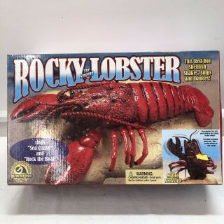 Gemmy Vintage Rocky The Singing Lobster W/motion Detection -