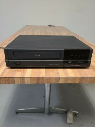 Vintage Sylvania Vc4243at01 4 - Head Vcr Video Cassette Recorder Vhs Player 9/10