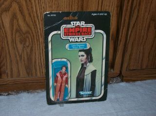 Vintage Moc 1980 Star Wars Esb Princess Leia Organa Bespin Figure Kenner 31 Back