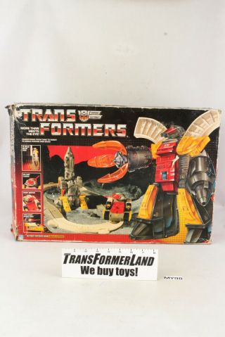 Omega Supreme W/box Bases 1985 Vintage Hasbro G1 Transformers