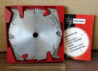 Vintage Craftsman Kromedge Dado Set 9 - 3249 Hole 5/8 & Molding Cutters