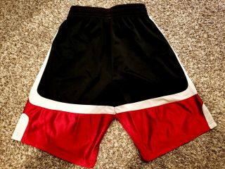 Vintage Air Jordan Jumpman Basketball Shorts Mens Size Med Red/White/Black 3