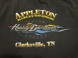 Vintage Harley - Davidson Cycles T - Shirt Appleton,  Tn