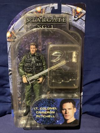 Stargate Sg1 Lt.  Colonel Cameron Mitchell Action Figure Carded Diamond Select